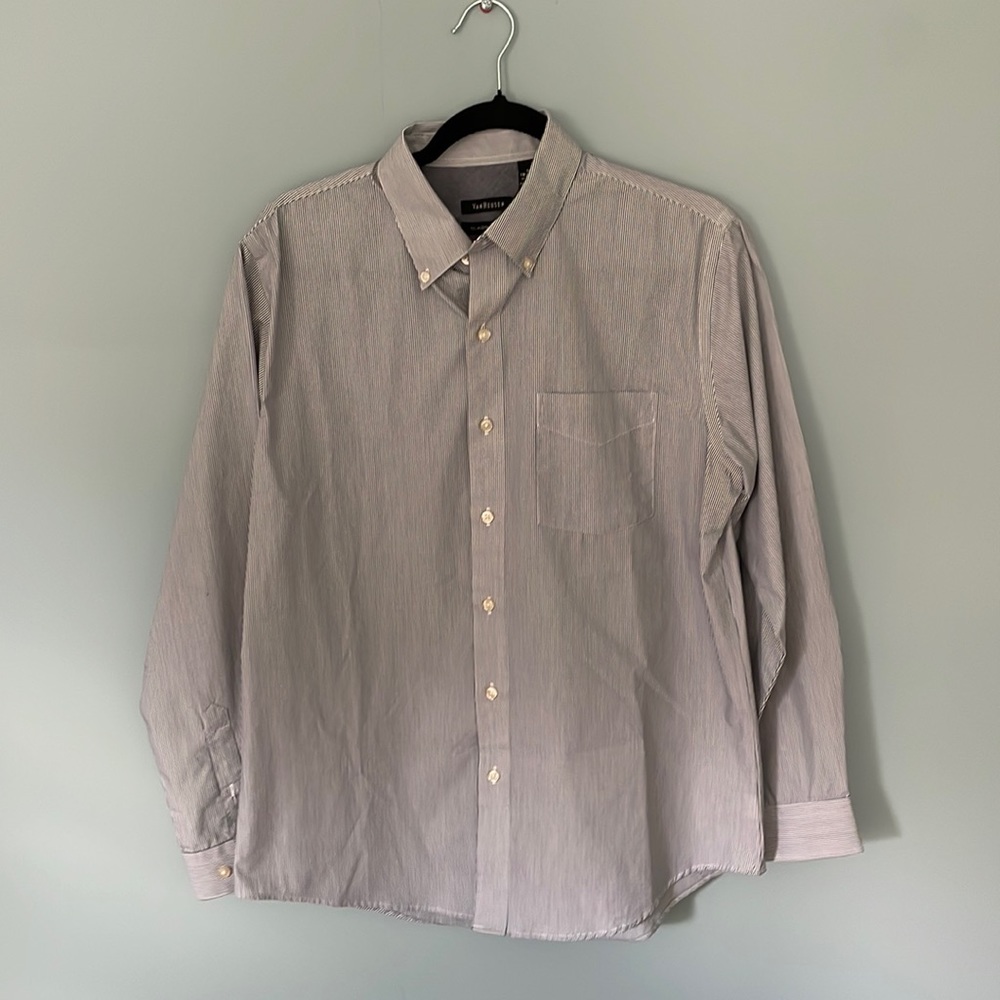 Van Heusen classic fit long sleeve button down